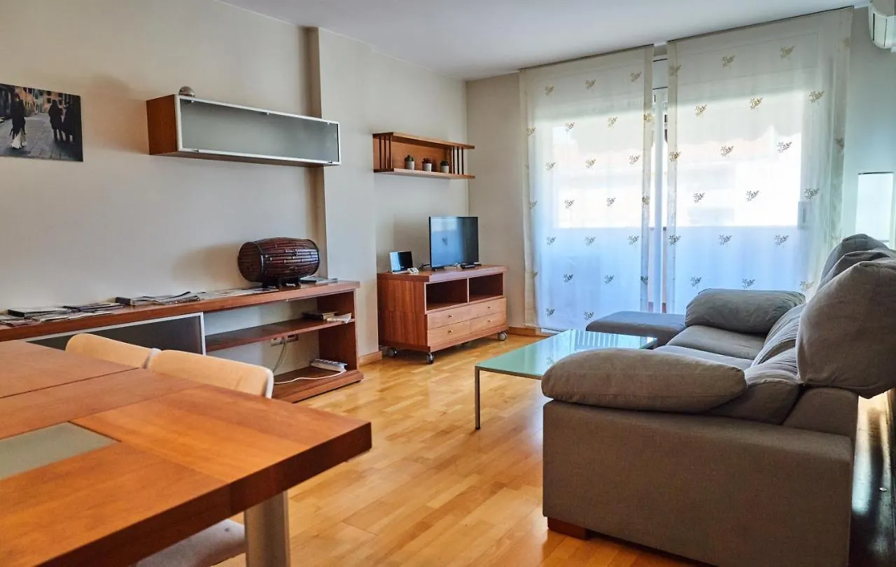 Family Apartment With Parking And Pool Manresa Spain